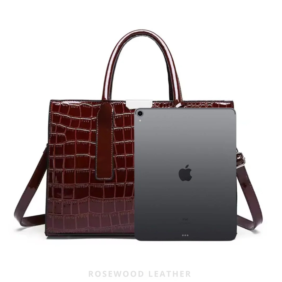 Paris Carryall Tas Crocoprint