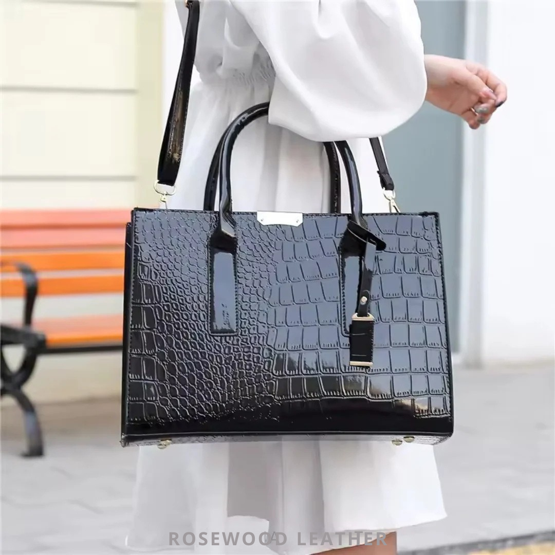  Paris Carryall Tas Crocoprint 